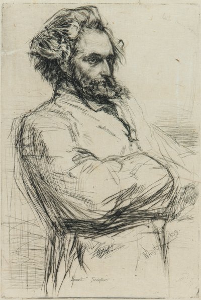 C.L. Drouet, billedhugger av James Abbott McNeill Whistler