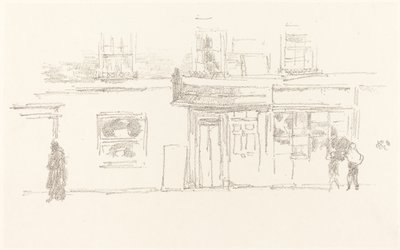 Chelsea butikker av James Abbott McNeill Whistler