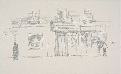 Chelsea butikker av James Abbott McNeill Whistler