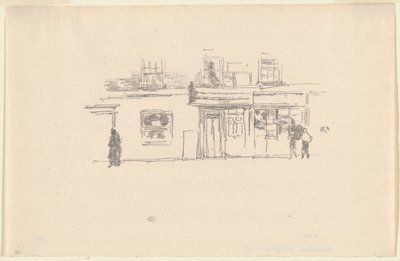 Chelsea butikker av James Abbott McNeill Whistler
