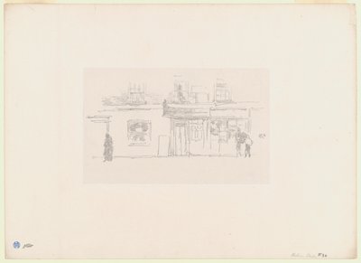 Chelsea butikker av James Abbott McNeill Whistler