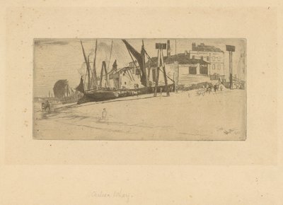Chelsea Wharf av James Abbott McNeill Whistler