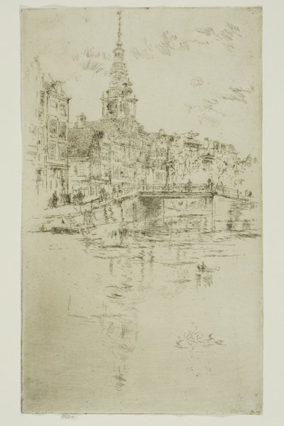 Kirke, Amsterdam av James Abbott McNeill Whistler