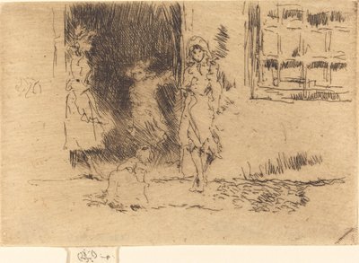 Hyttedør av James Abbott McNeill Whistler