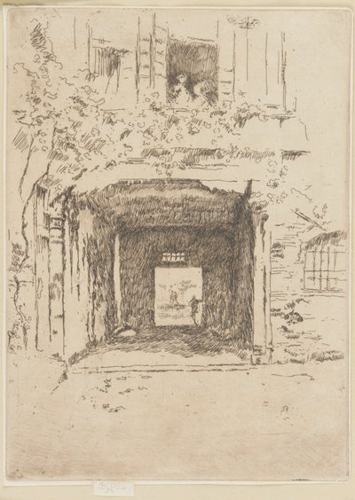 Døråpning og Vine av James Abbott McNeill Whistler
