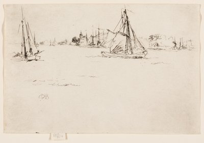 Dordrecht av James Abbott McNeill Whistler