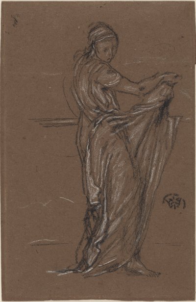 Drapert kvinnefigur av James Abbott McNeill Whistler