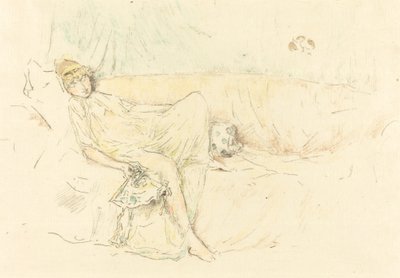 Drapert figur, liggende av James Abbott McNeill Whistler