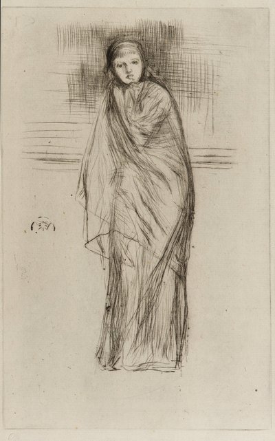 Drapert modell av James Abbott McNeill Whistler