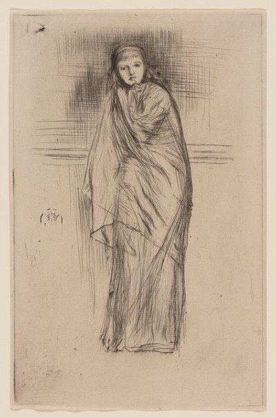 Drapert modell av James Abbott McNeill Whistler