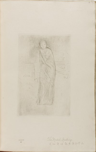 Drapert modell av James Abbott McNeill Whistler