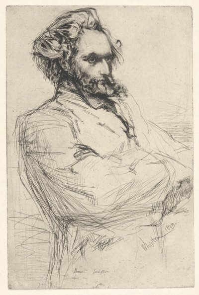 Drouet, billedhugger av James Abbott McNeill Whistler