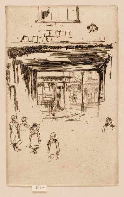 Drury Lane av James Abbott McNeill Whistler