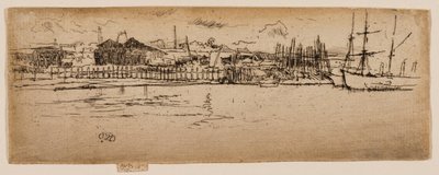 Dry Docks, Southampton av James Abbott McNeill Whistler