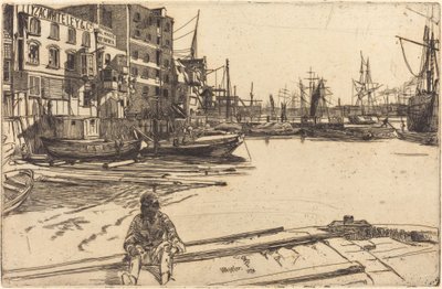 Eagle Wharf av James Abbott McNeill Whistler