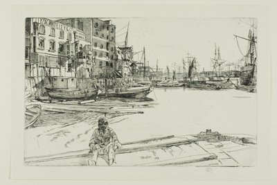 Eagle Wharf av James Abbott McNeill Whistler