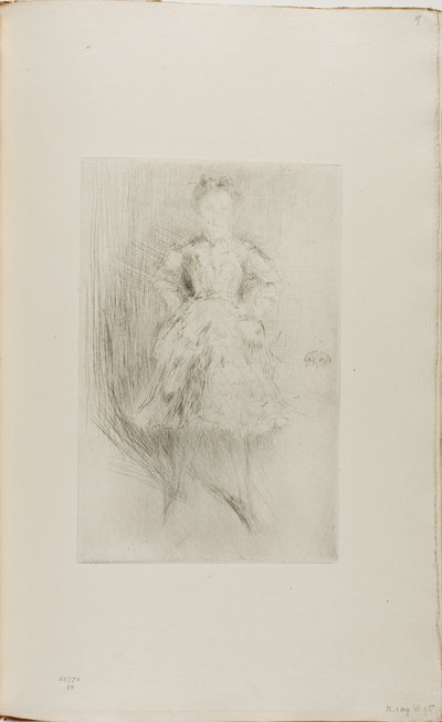 Elinor Leyland av James Abbott McNeill Whistler