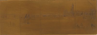 Etseplate: Old Westminster Bridge av James Abbott McNeill Whistler