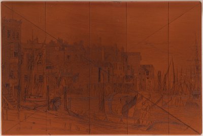 Etseplate: Thames Police av James Abbott McNeill Whistler