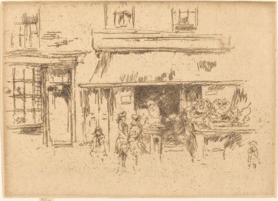 Exeter Street av James Abbott McNeill Whistler