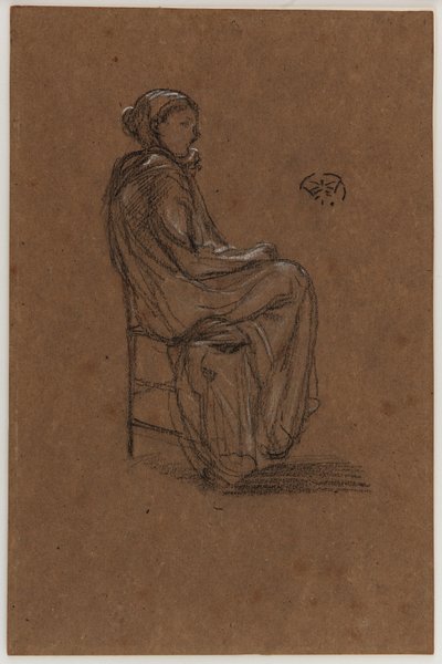 Kvinnefigur, sittende av James Abbott McNeill Whistler