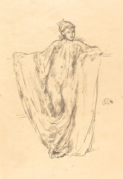 Figurstudie av James Abbott McNeill Whistler
