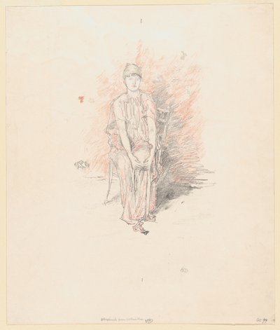 Figurstudie i farger av James Abbott McNeill Whistler