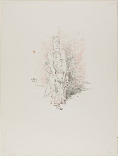 Figurstudie i farger av James Abbott McNeill Whistler