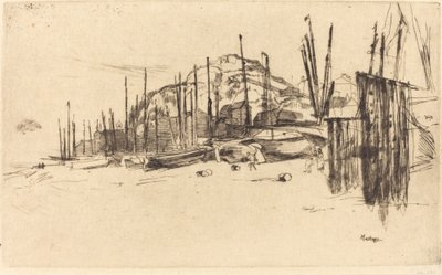 Fiskebåter, Hastings av James Abbott McNeill Whistler