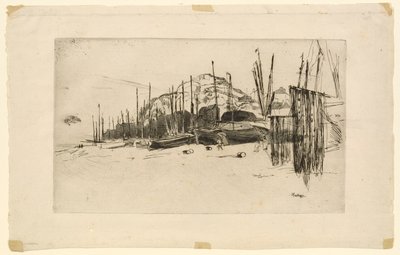 Fiskebåter, Hastings av James Abbott McNeill Whistler