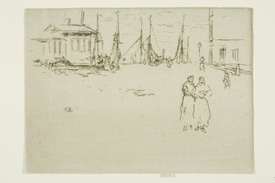 Fiskekai, Oostende av James Abbott McNeill Whistler