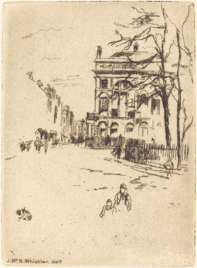 Fitzroy Square av James Abbott McNeill Whistler