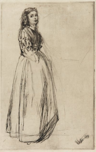 Fumette, Stående av James Abbott McNeill Whistler