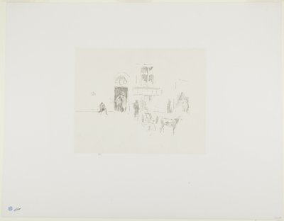 Gaiety Stage Door av James Abbott McNeill Whistler