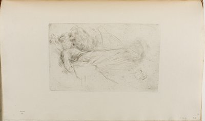Jente som ligger av James Abbott McNeill Whistler