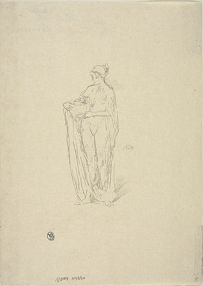 Jente med bolle av James Abbott McNeill Whistler