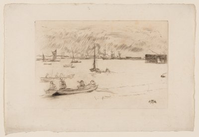 Greenhithe av James Abbott McNeill Whistler