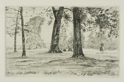 Greenwich Park av James Abbott McNeill Whistler