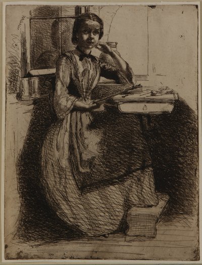 Gretchen på Heidelberg av James Abbott McNeill Whistler