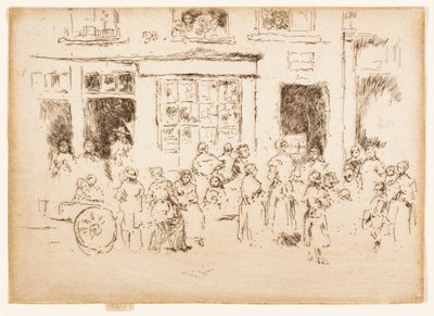 High Street, Brussel av James Abbott McNeill Whistler