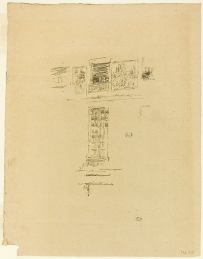 Hôtel Colbert, Windows av James McNeill Whistler