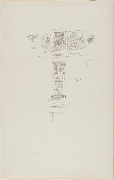 Hôtel Colbert, Windows av James McNeill Whistler