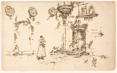 Hotel Lallemont, Bourges av James McNeill Whistler