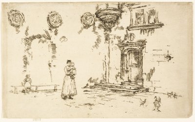 Hotel Lallemont, Bourges av James Abbott McNeill Whistler