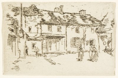 Hotel de la Promenade, Loches av James Abbott McNeill Whistler