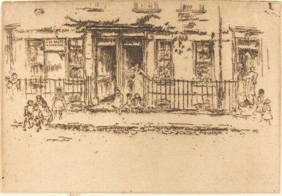 Justice Walk - Chelsea av James Abbott McNeill Whistler