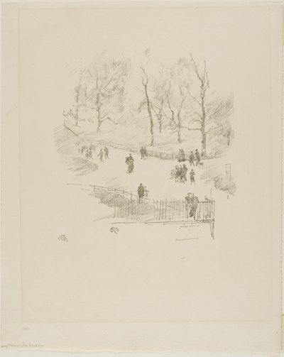 Kensington Gardens av James Abbott McNeill Whistler