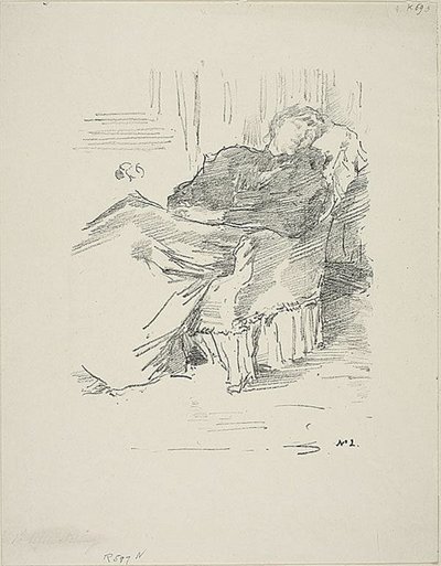 Den vakre sovende dame av James Abbott McNeill Whistler
