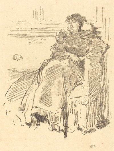 Den røde kjolen av James Abbott McNeill Whistler