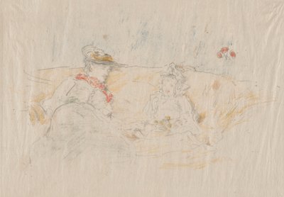 Dame og barn av James Abbott McNeill Whistler